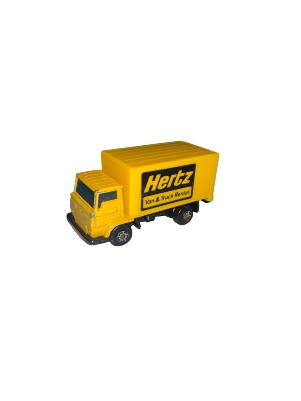 DIECAST MATCHBOX DODGE COMMANDO HERTZ RENTAL TRUCK Yellow